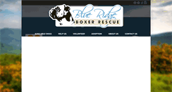 Desktop Screenshot of blueridgeboxerrescue.com